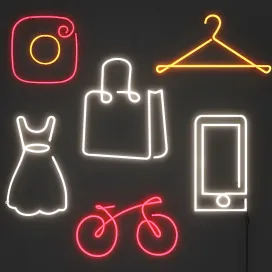 Neon light set